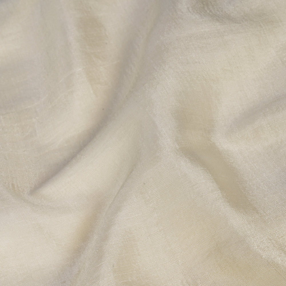 Cream Color Mulberry Silk Fabric