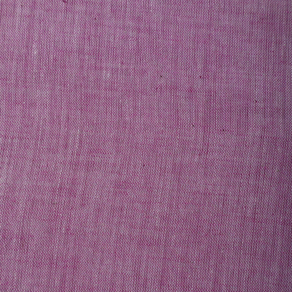 Mauve Color Yarn Dyed Cotton Muslin Fabric