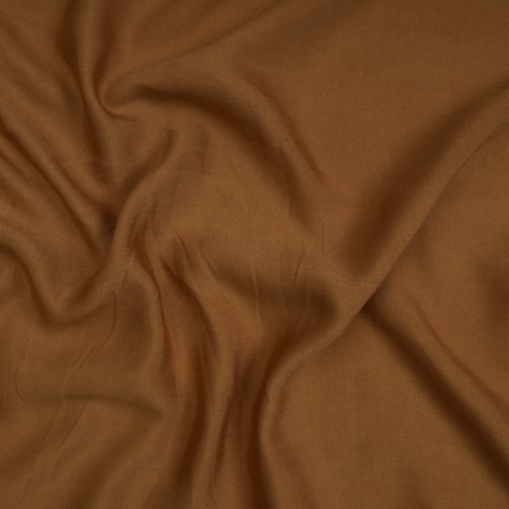 Fire Bush Color Spun Silk Fabric
