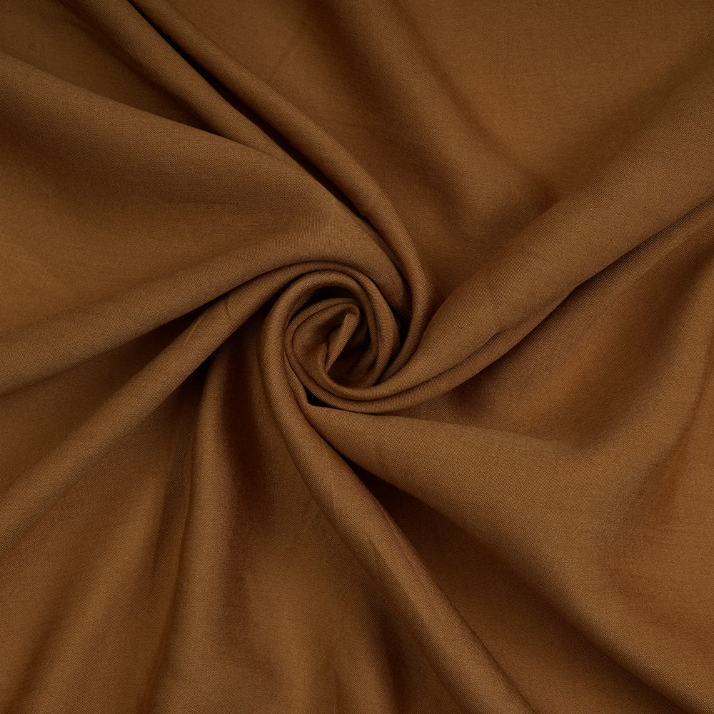 Fire Bush Color Spun Silk Fabric