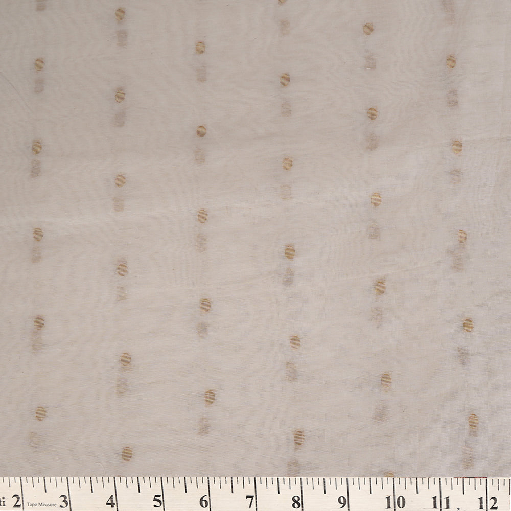 Off-White Color Fancy Chanderi Fabric