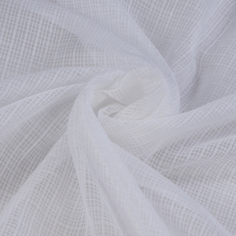 White Color Cotton Kota Dyeable Fabric