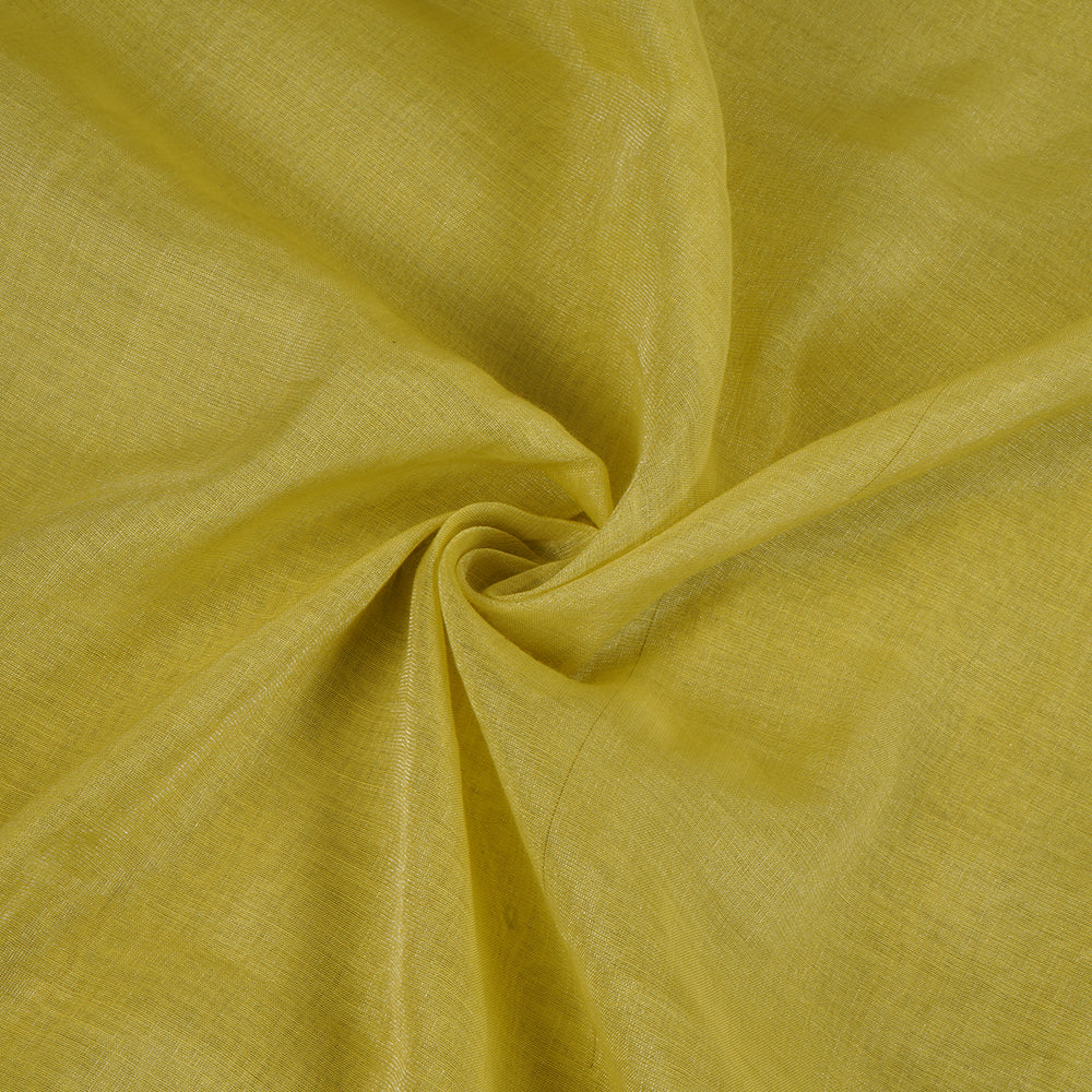 Light Green Color Piece Dyed Tissue Chanderi Fabric