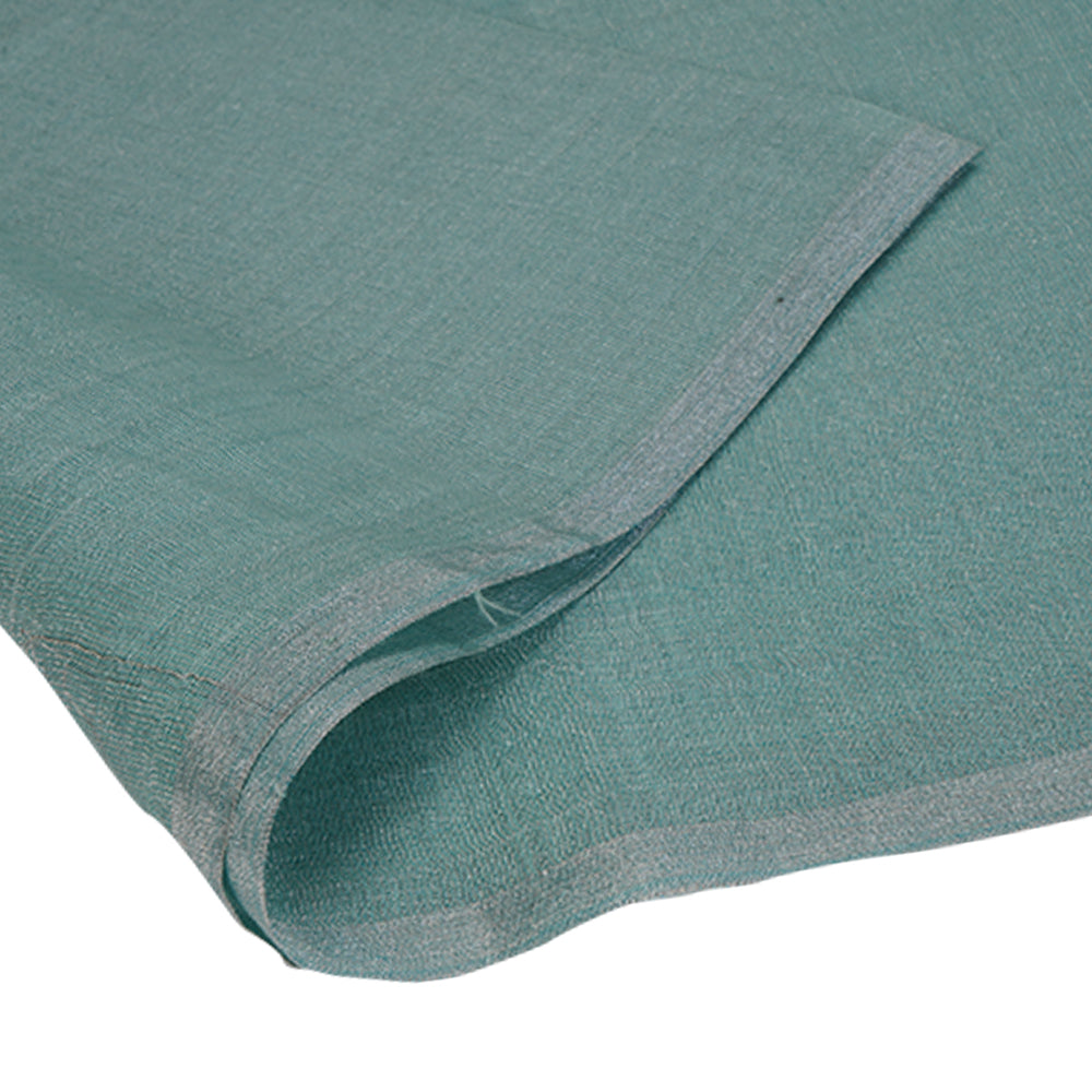 Mint Green Color Piece Dyed Tissue Chanderi Fabric