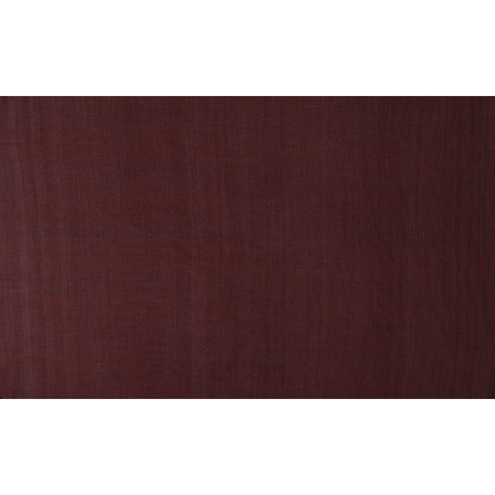 Brown Color Handwoven Handspun Kala Cotton Fabric
