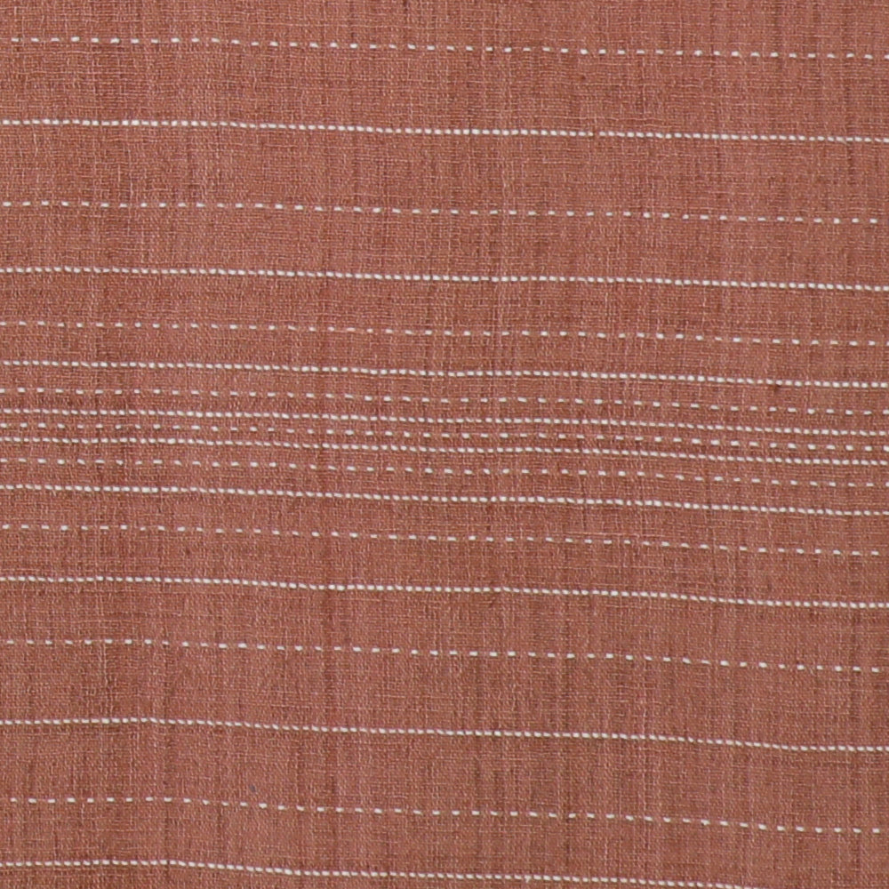 Light Brown Color Handwoven Handspun Kala Cotton Fabric