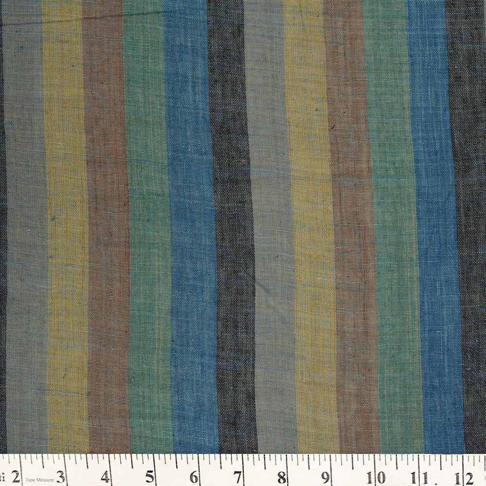Multi Color Handwoven Handspun Kala Cotton Fabric