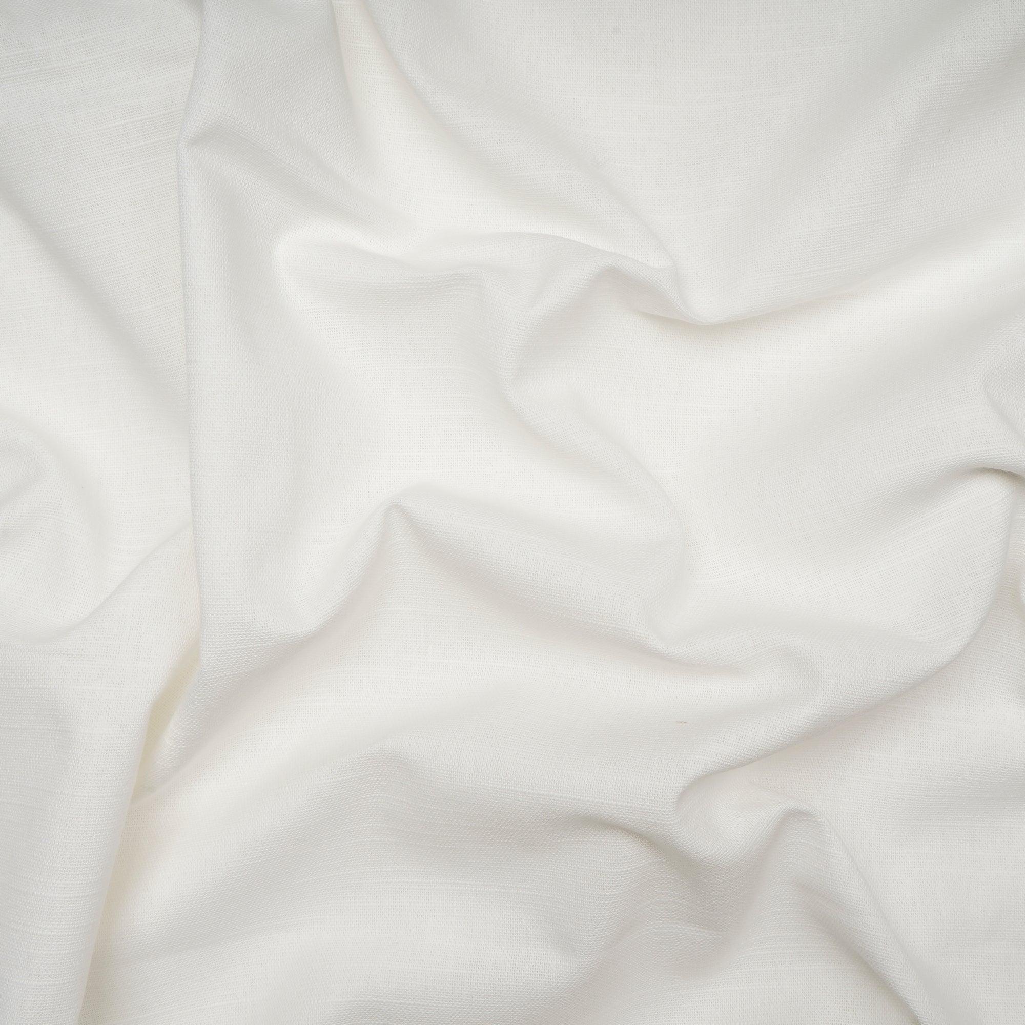 White Dyeable Cotton Slub Fabric