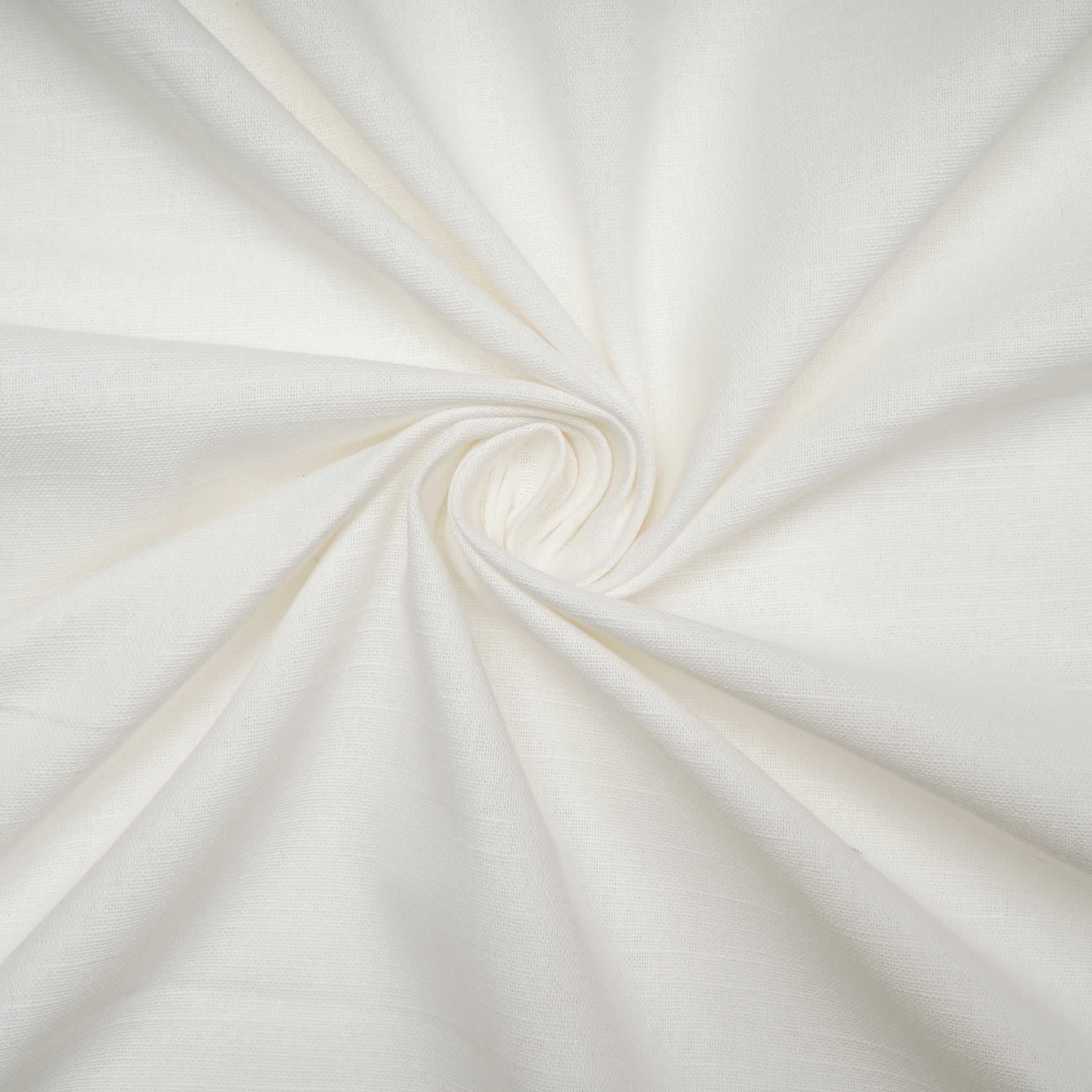 White Dyeable Cotton Slub Fabric