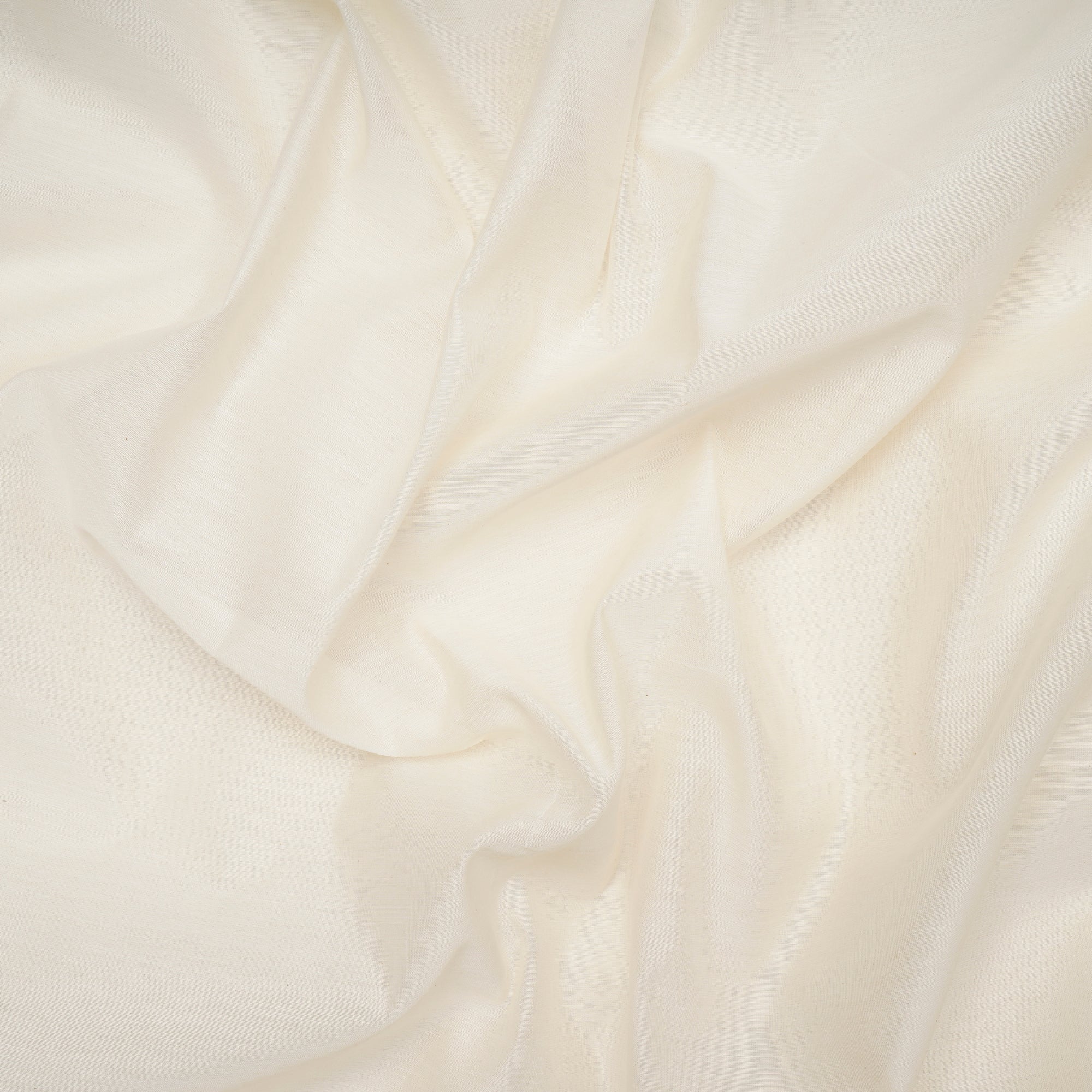 Off-White Dyeable Pure Chanderi Fabric