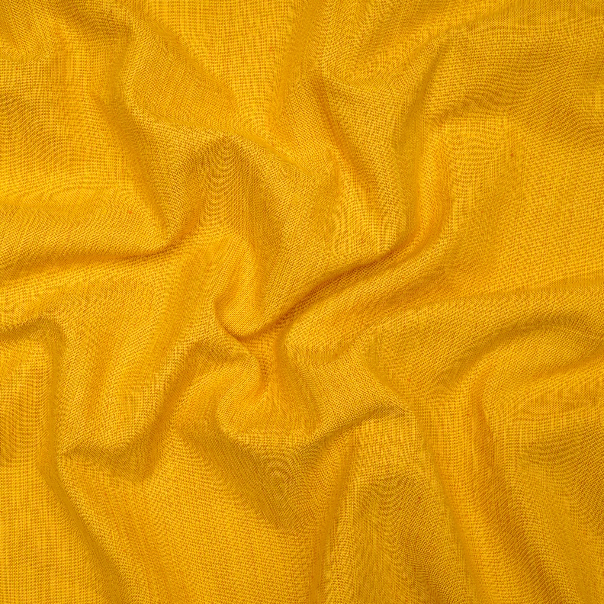 Yellow Yarn Dyed Oxford South Cotton Fabric
