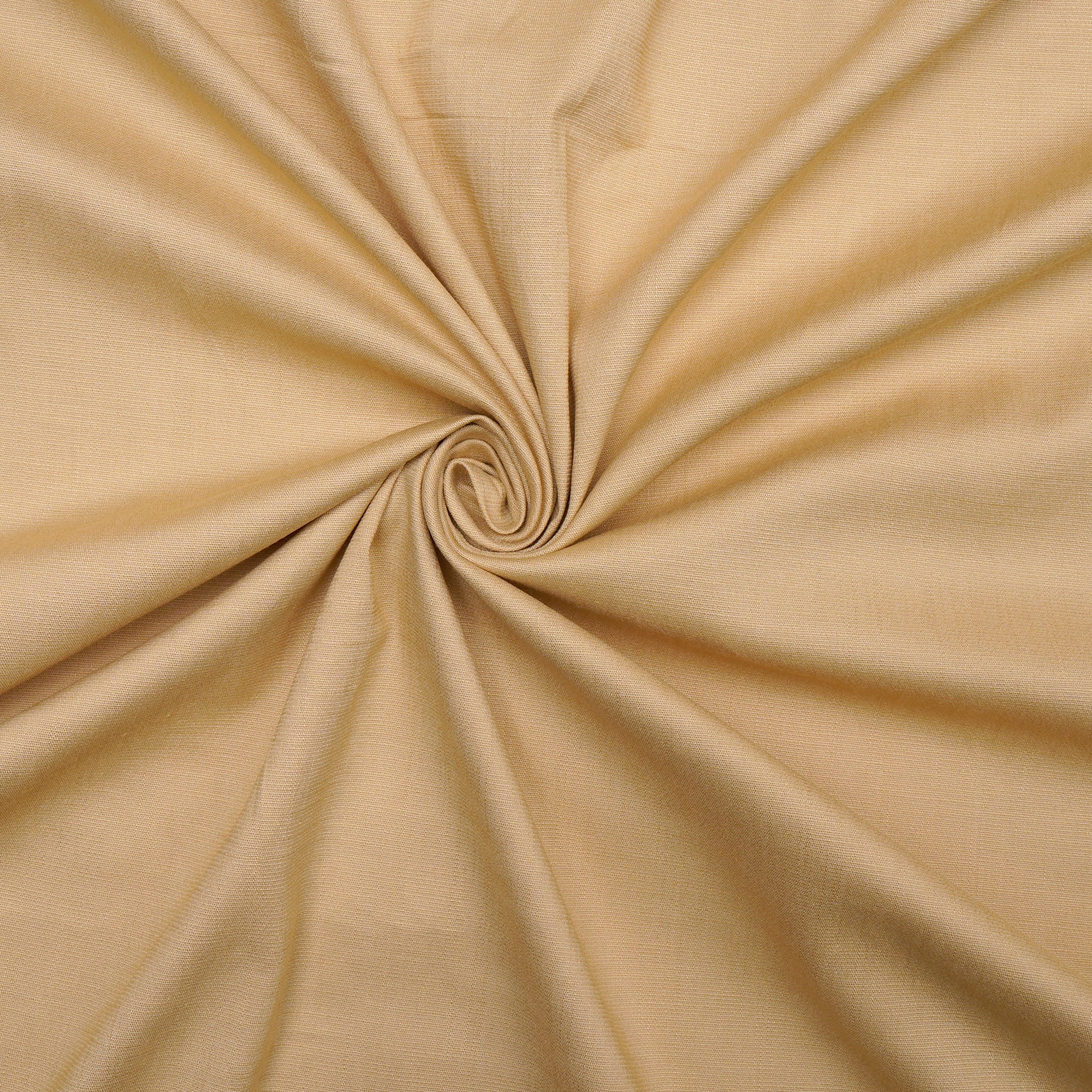 Beige Stretch Viscose Lycra South Cotton Fabric