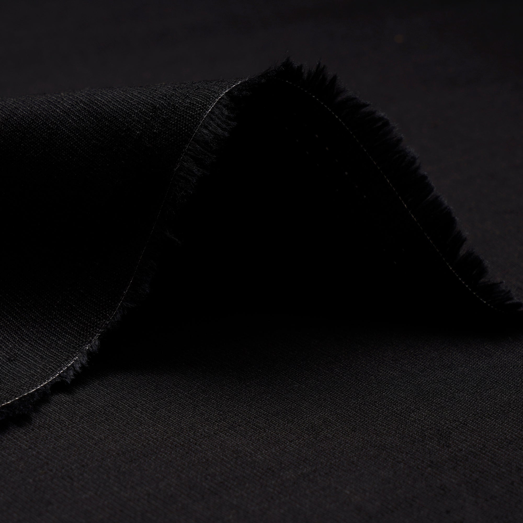 Black Stretch Viscose Lycra South Cotton Fabric
