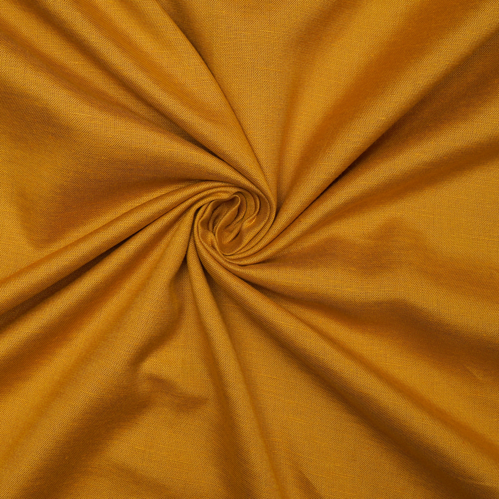 Dark Mustard Rayon South Cotton Fabric