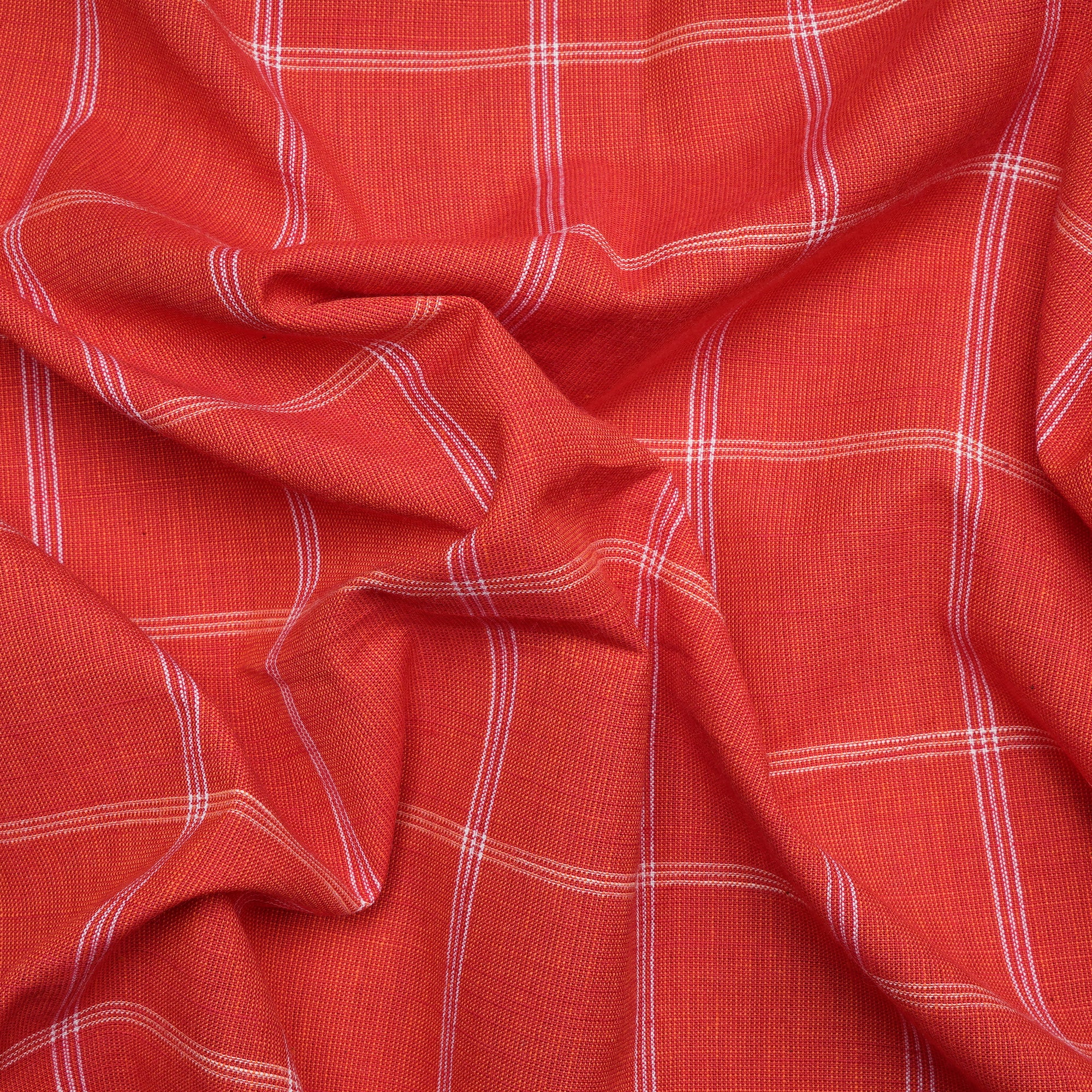 Grenadine Check Pattern Yarn Dyed Fancy South Cotton Fabric