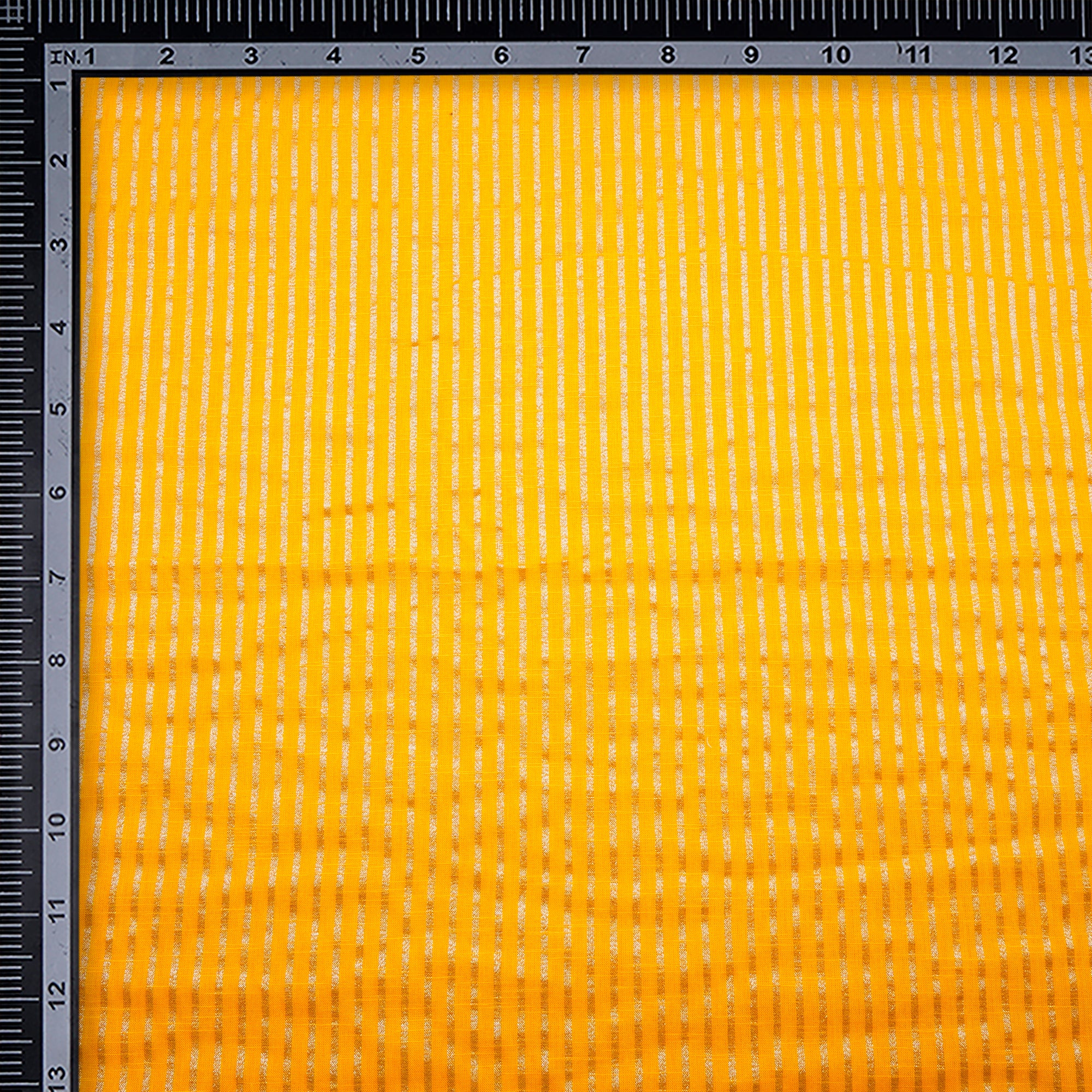 Spectra Yellow Stripe Pattern Yarn Dyed Fancy South Cotton Fabric