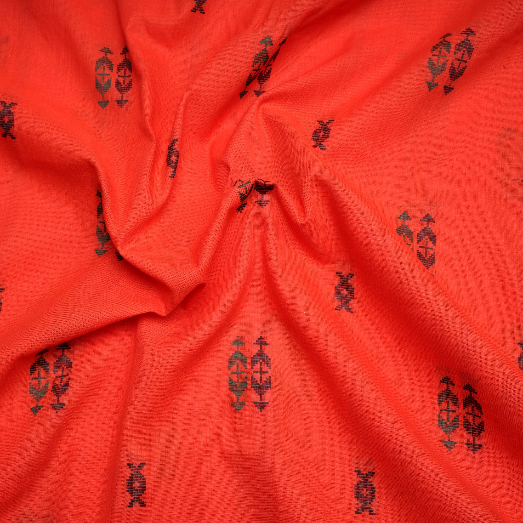 Cayenne Pattern Yarn Dyed Cutwork Fancy South Cotton Fabric