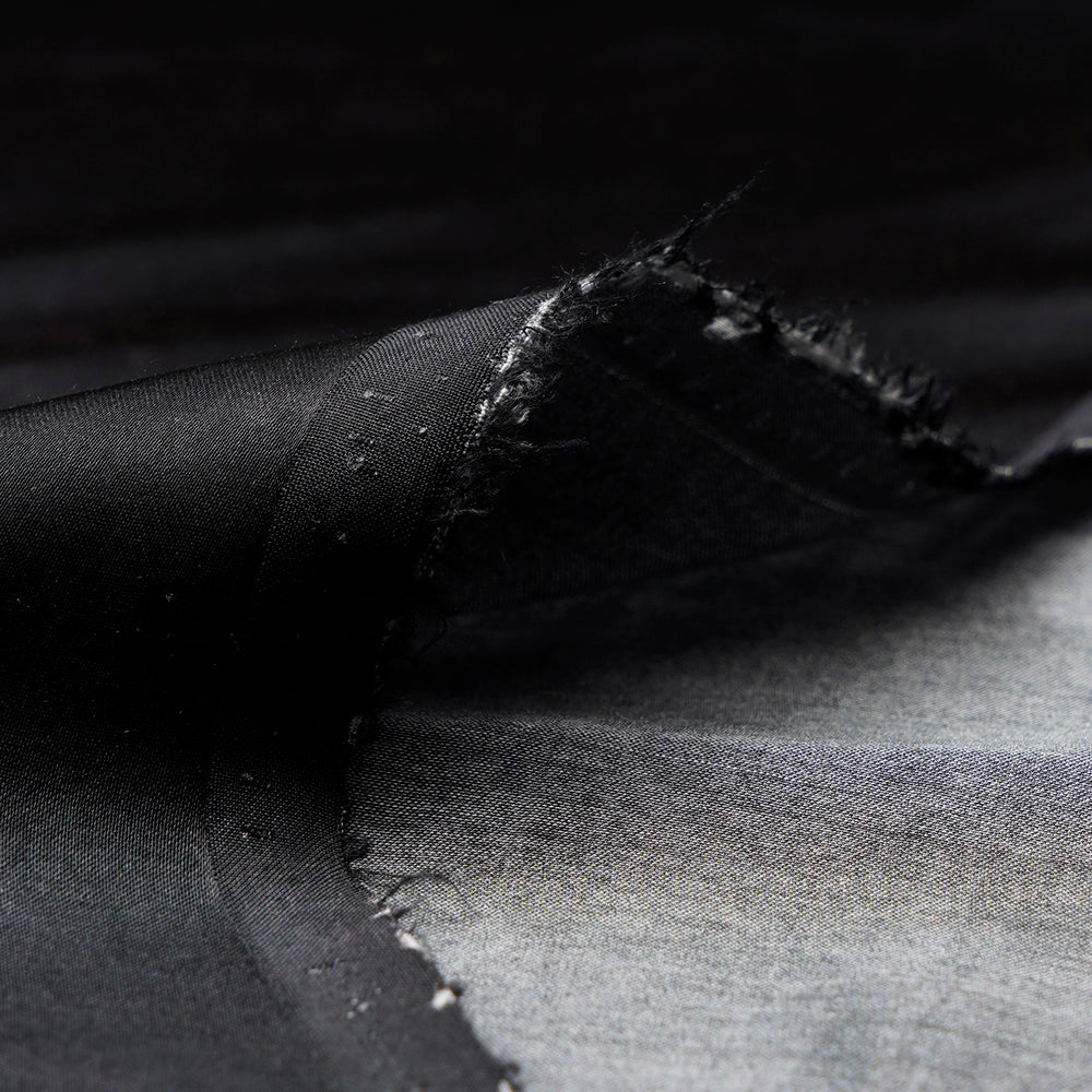 Black Color Digital Printed Bemberg Modal Satin Fabric