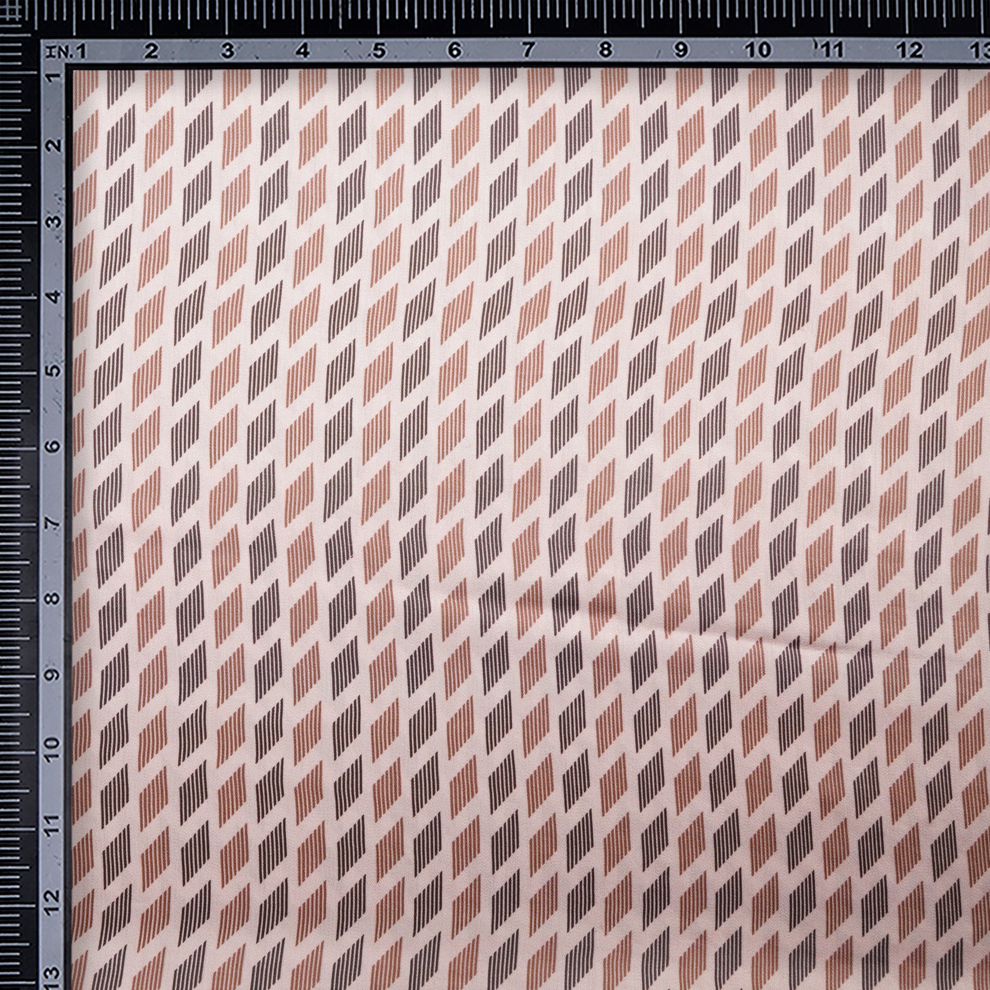 Powder Pink Geometric Pattern Digital Pattern Maple Silk Fabric