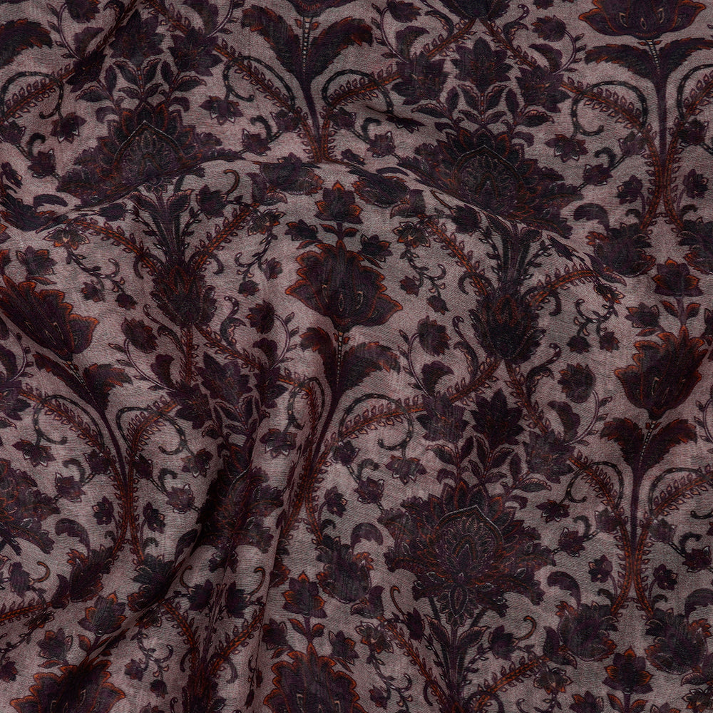 Tortilla Digital Printed Pure Chanderi Fabric