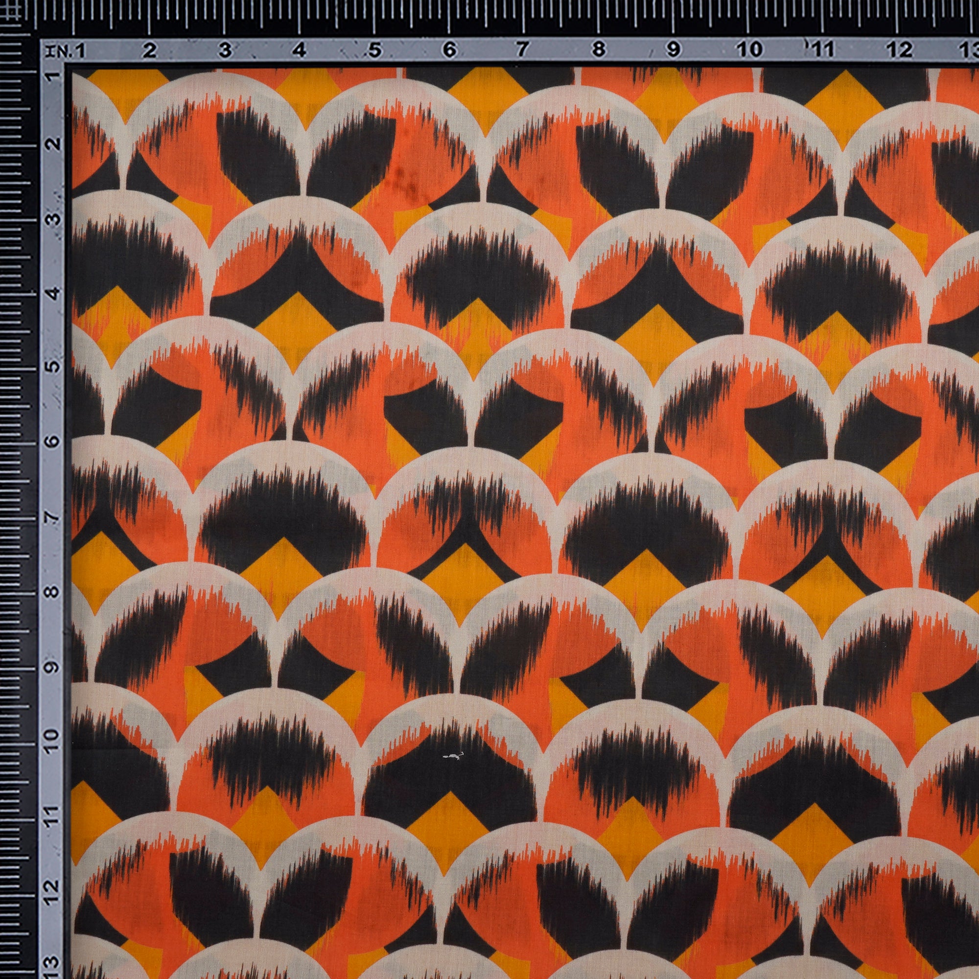Multi color Digital Printed Cotton Lawn Fabric