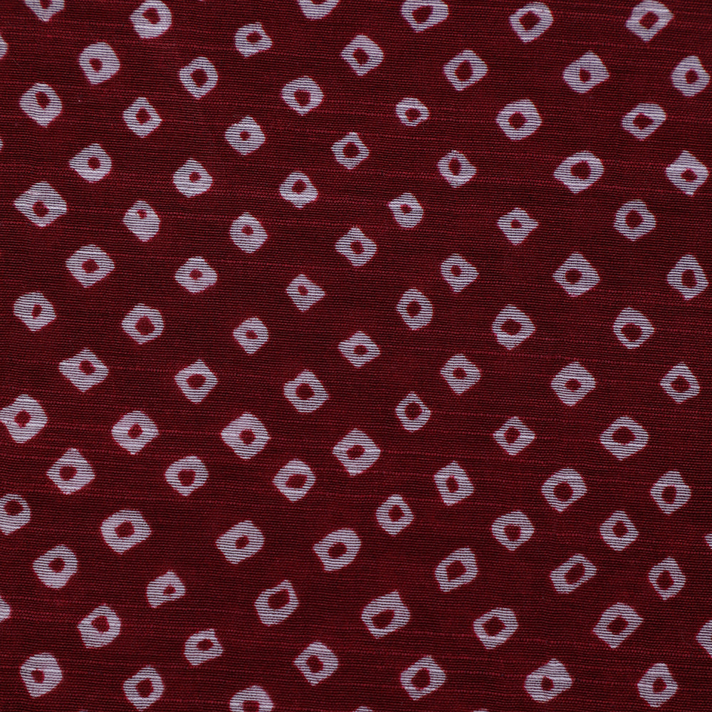 Maroon Color Digital Printed Viscose Fabric