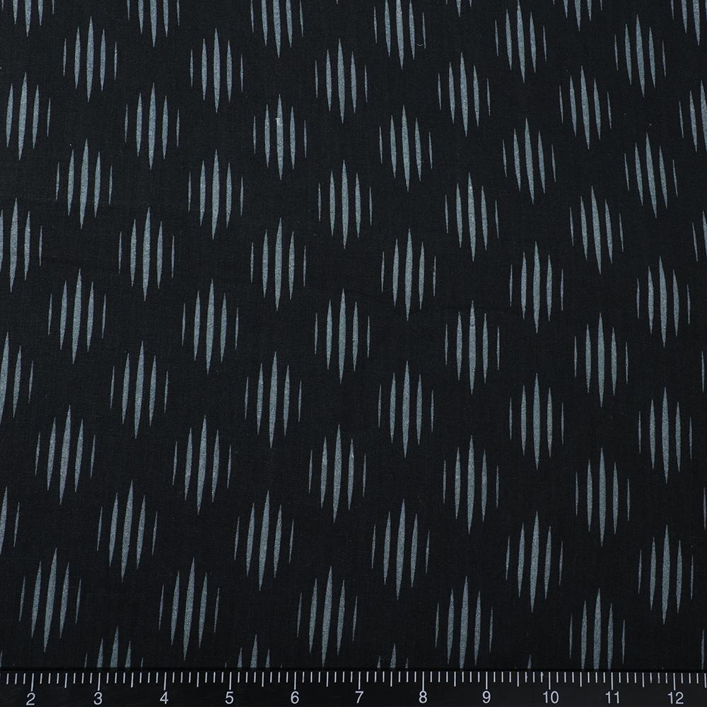 Black-White Color Digital Printed Linen Excel Fabric