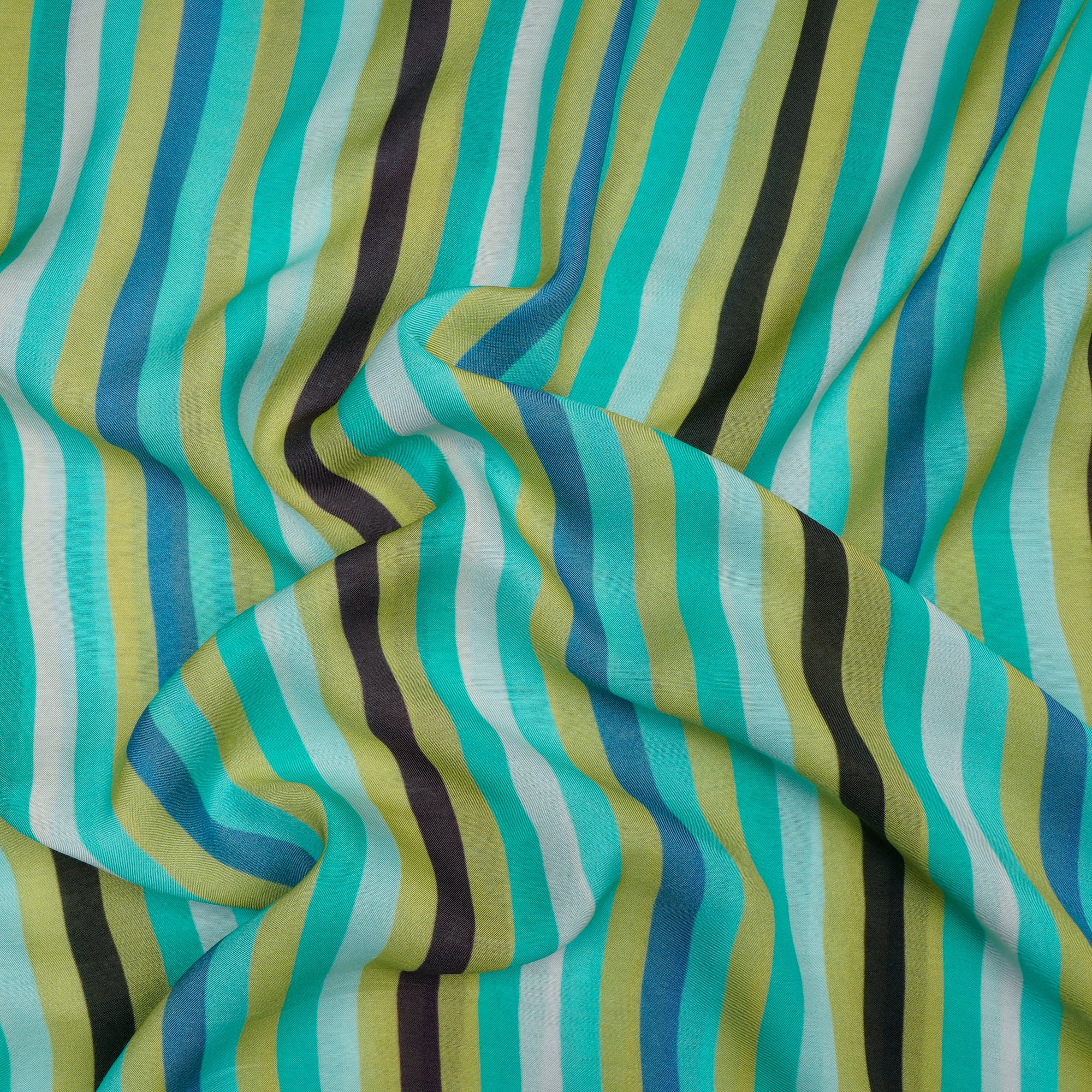 Multi Color Digital Printed Bemberg Modal Fabric