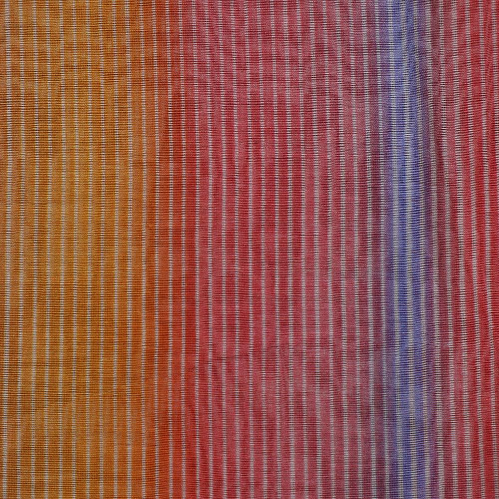 Multi Color Digital Printed High Twist Cotton Voile Fabric