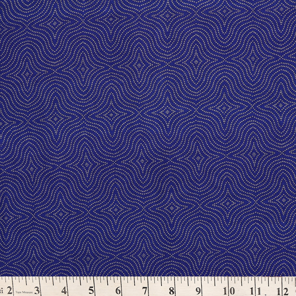 Purple Color Digital Printed Linen Fabric
