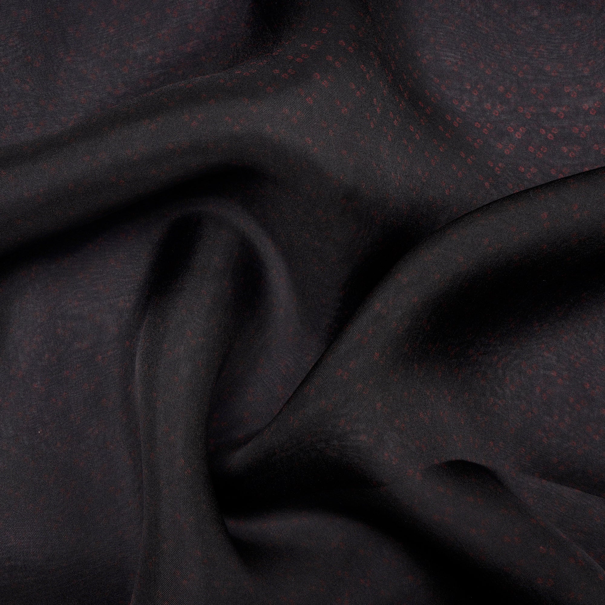 Midnight Color Digital Printed Pure Organza Silk Fabric