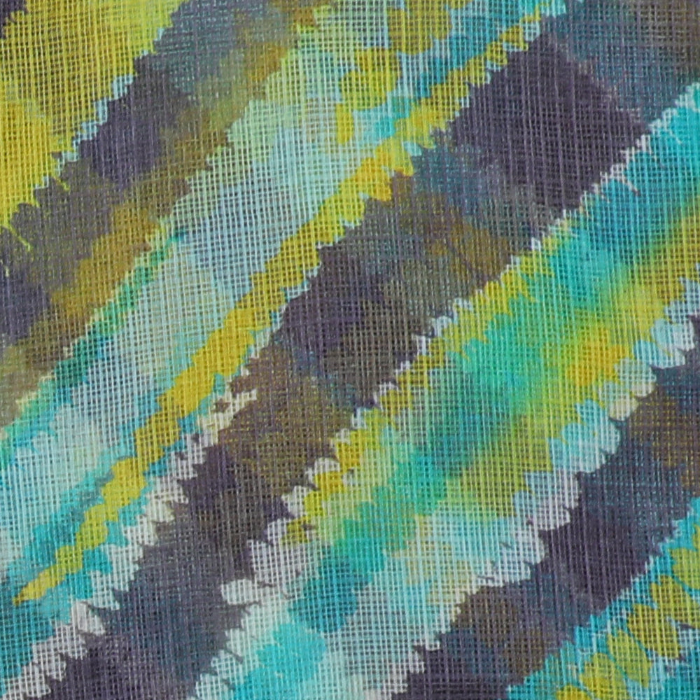 Multi Color Digital Printed Kota Silk Fabric