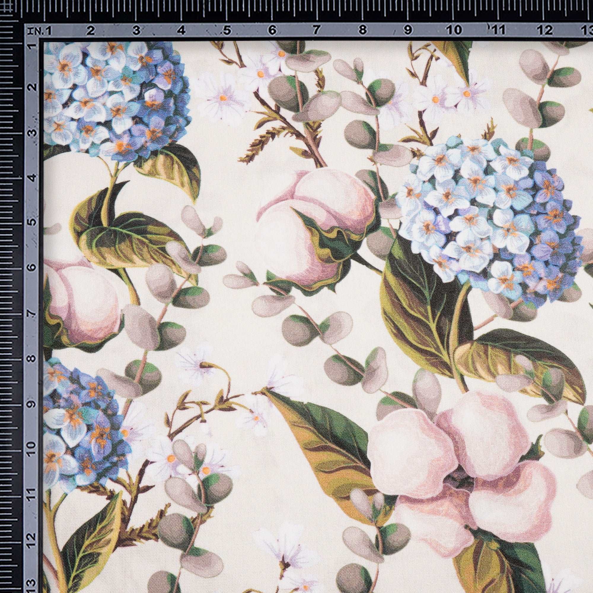 Multi Color Floral Pattern Digital Printed Tencel Modal Twill Fabric