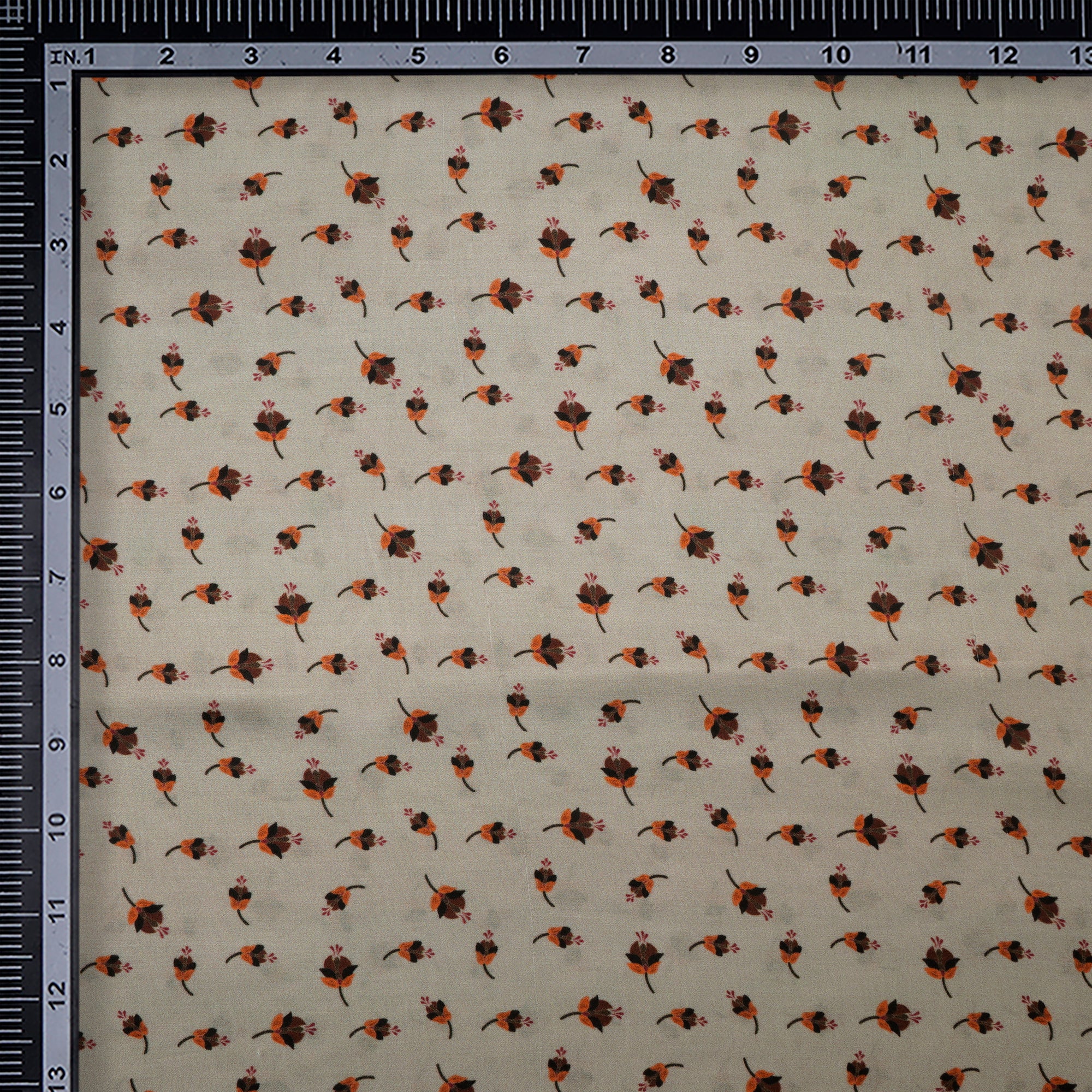 Dust Color Digital Printed Modal Satin Fabric
