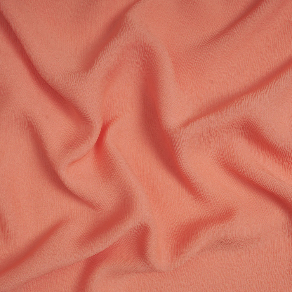 Light Salmon Color Chiffon Silk Fabric