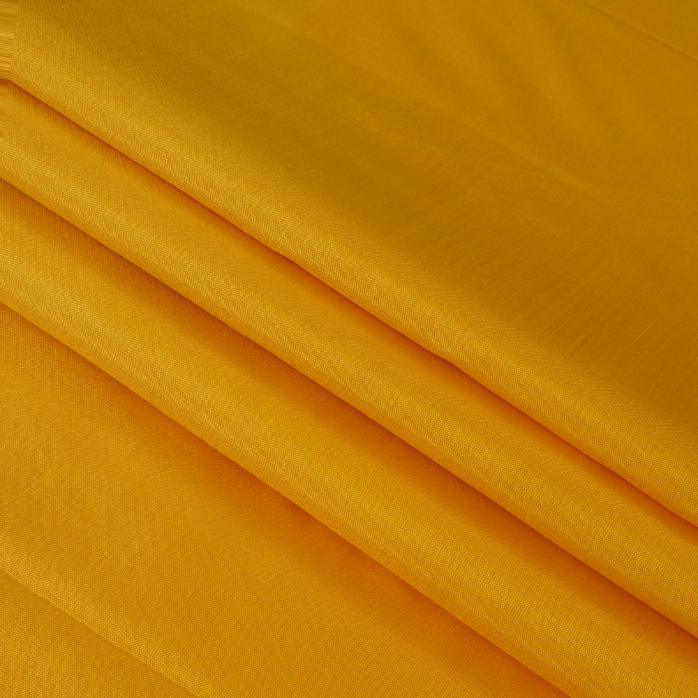 Yellow Color Bangalore Silk Fabric