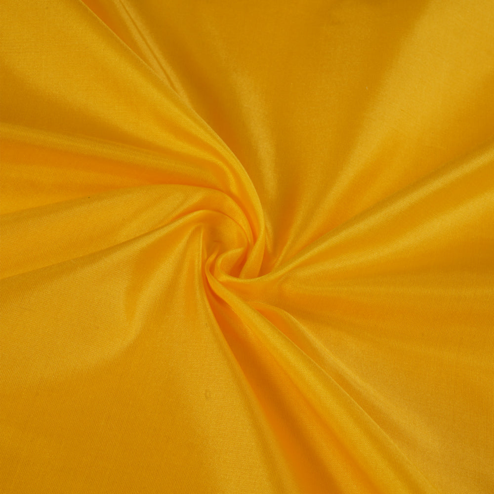 Yellow Color Bangalore Silk Fabric