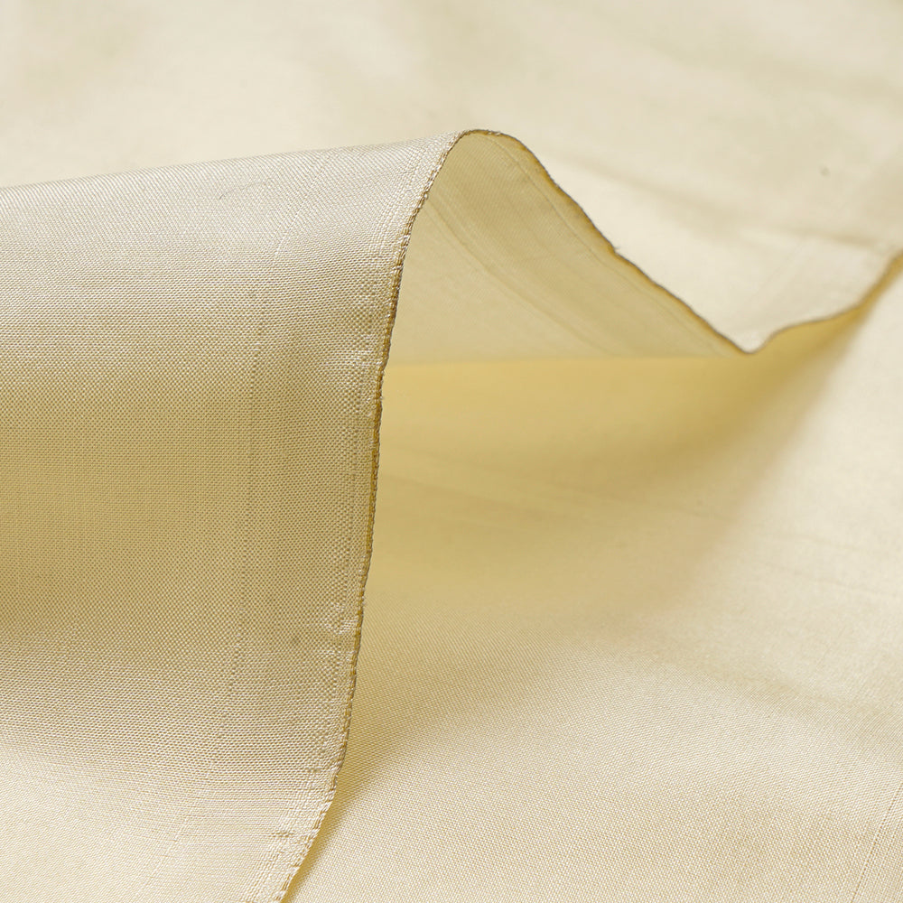 Cream Color 60 GLM Plain Silk Fabric