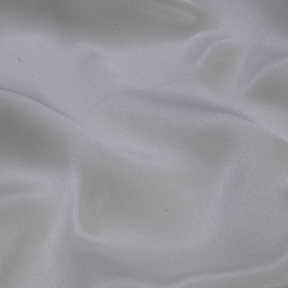 Off White Color 60 GLM Satin Silk Dyeable Fabric